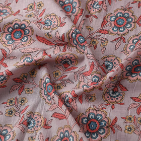 Pink Cotton Jaipur Print Fabric
