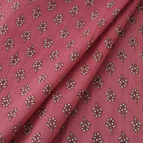 Pink Cotton Jaipur Print Fabric