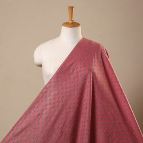 Pink Cotton Jaipur Print Fabric