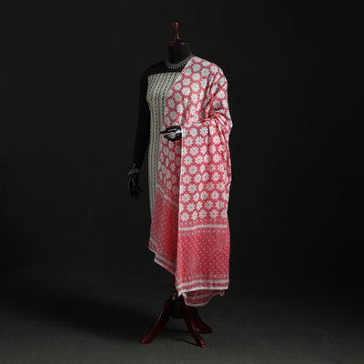 Cotton jaipur printed dupatta 07 - handcrafted