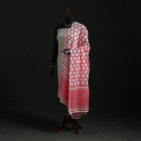 Cotton jaipur printed dupatta 07 - handcrafted