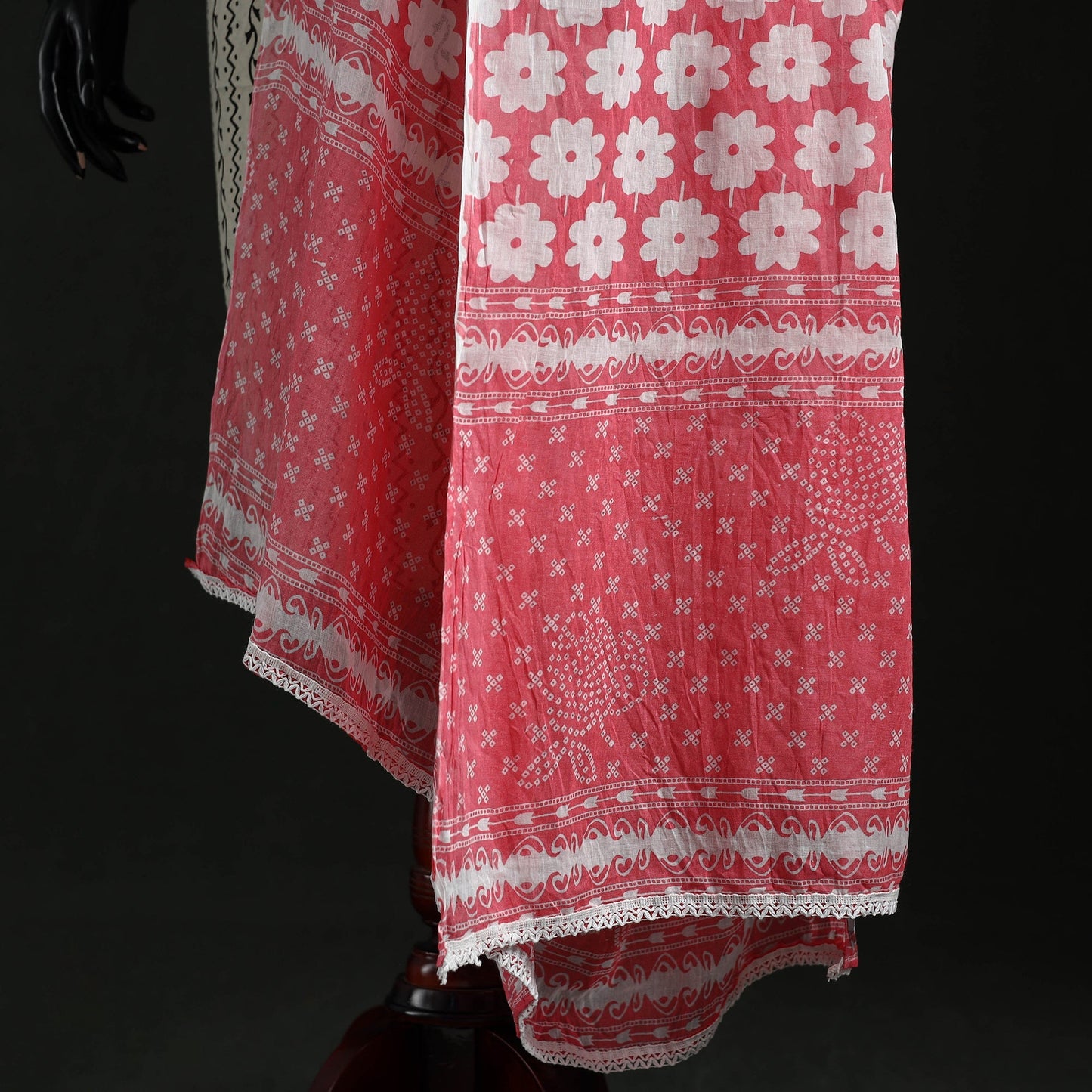 Cotton jaipur printed dupatta 07 - handcrafted
