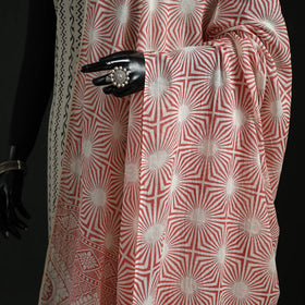 Cotton jaipur printed dupatta 09 - handcrafted
