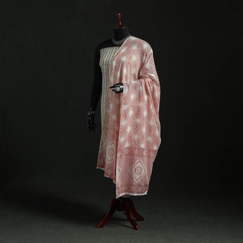 Cotton jaipur printed dupatta 09 - handcrafted