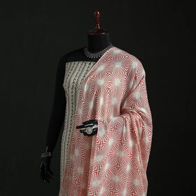 Cotton jaipur printed dupatta 09 - handcrafted