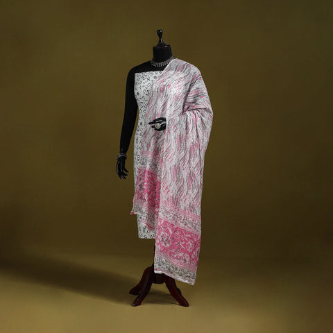 Cotton jaipur printed dupatta 100 - handcrafted