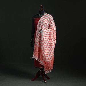 Cotton jaipur printed dupatta 102 - handcrafted