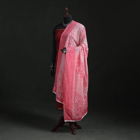 Cotton jaipur printed dupatta 114 - handcrafted