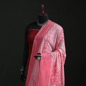 Cotton jaipur printed dupatta 114 - handcrafted