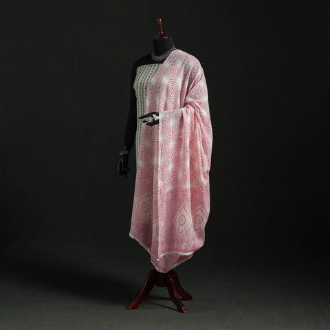 Cotton jaipur printed dupatta 19 - handcrafted