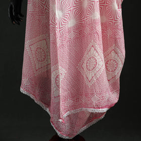 Cotton jaipur printed dupatta 19 - handcrafted