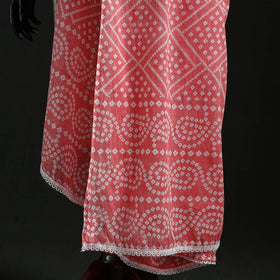 Cotton jaipur printed dupatta 24 - handcrafted