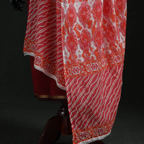 Cotton jaipur printed dupatta 58 - handcrafted