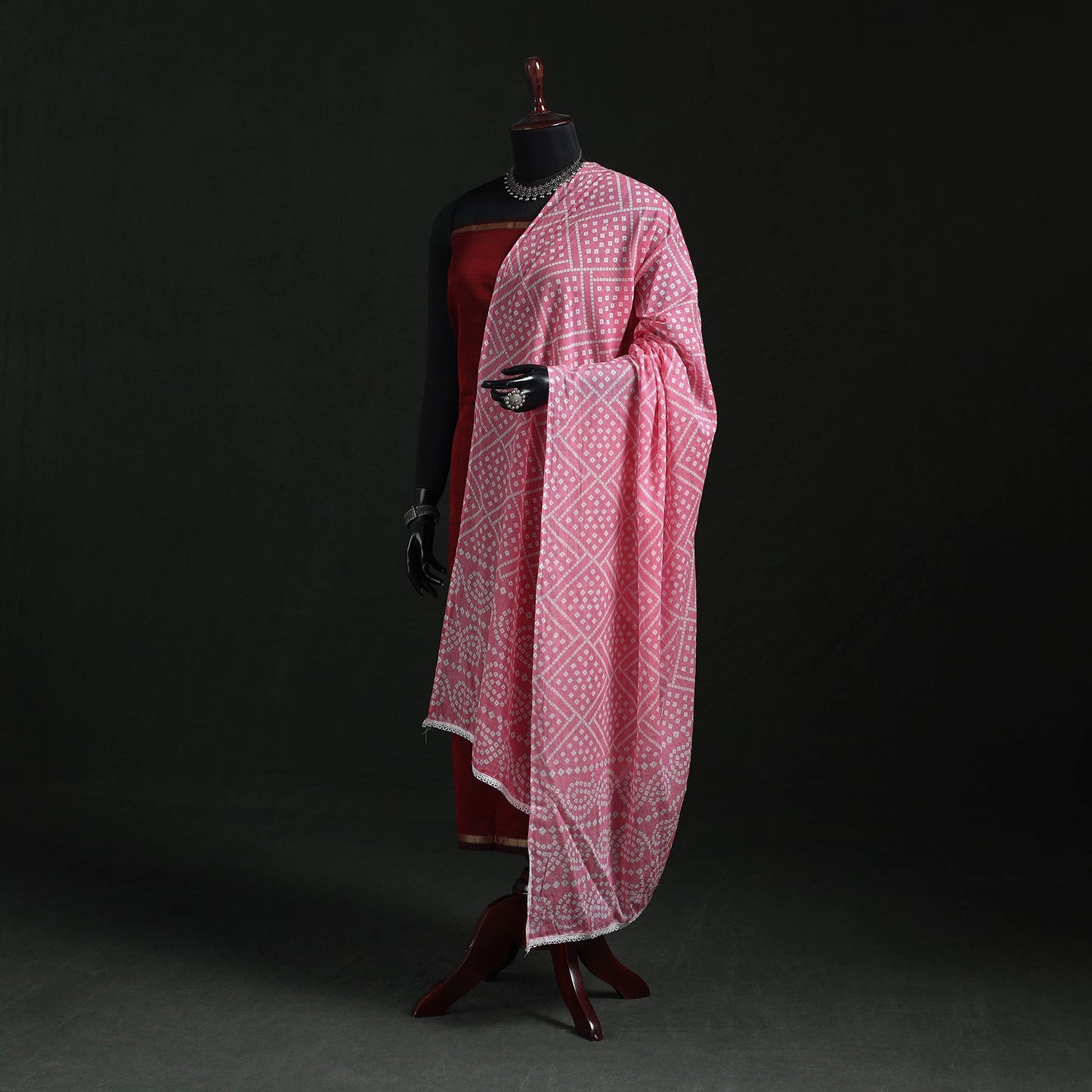Cotton jaipur printed dupatta 64 - handcrafted