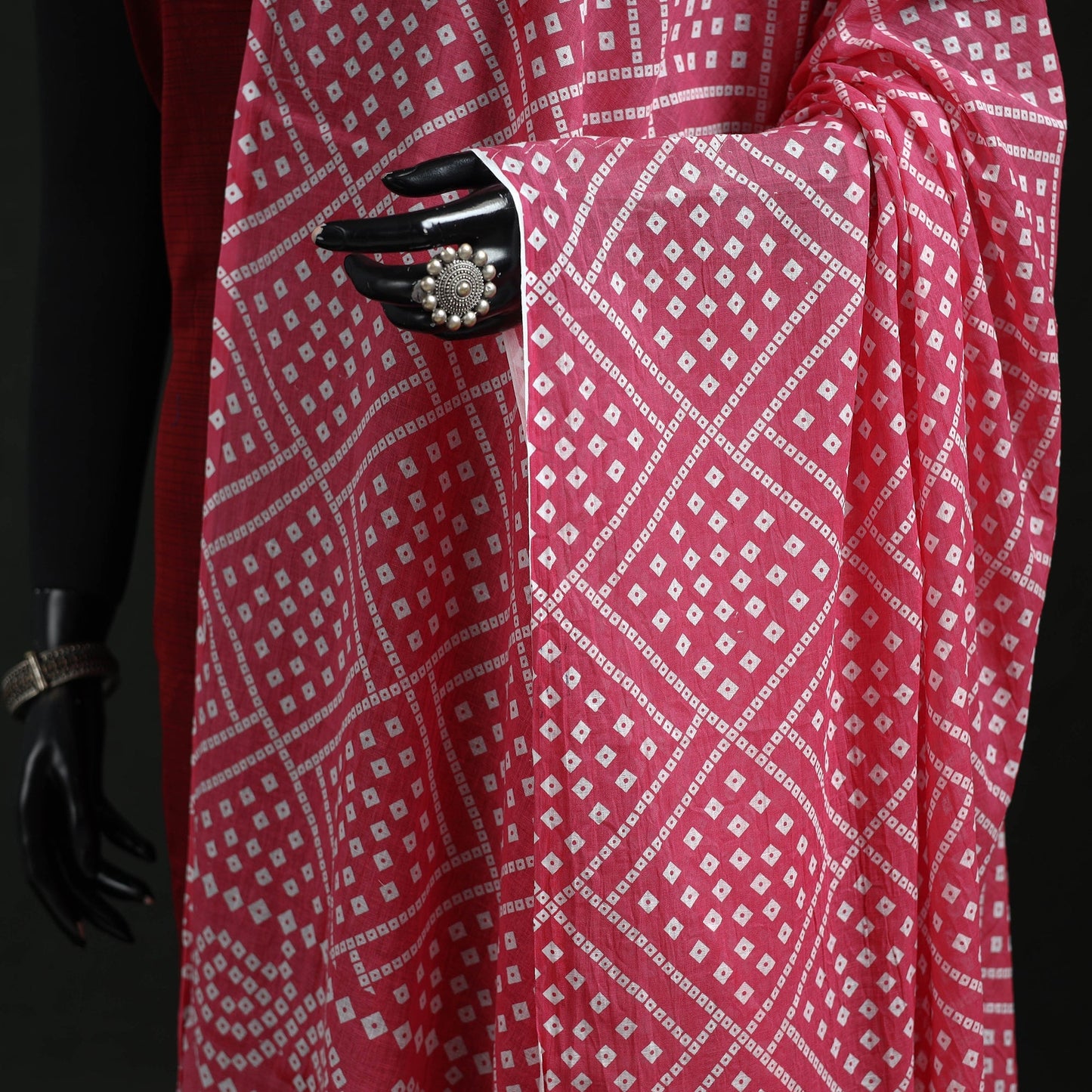 Cotton jaipur printed dupatta 81 - handcrafted
