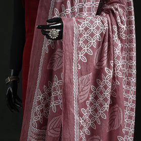 Cotton jaipur printed dupatta 86 - handcrafted