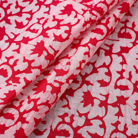  Pink Cotton Kutch Batik Print Fabric Online