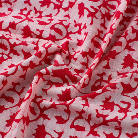  Pink Cotton Kutch Batik Print Fabric Online
