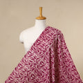 Pink - cotton kutch batik fabric 16 - handcrafted