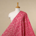 Pink - cotton kutch batik fabric 44 - handcrafted