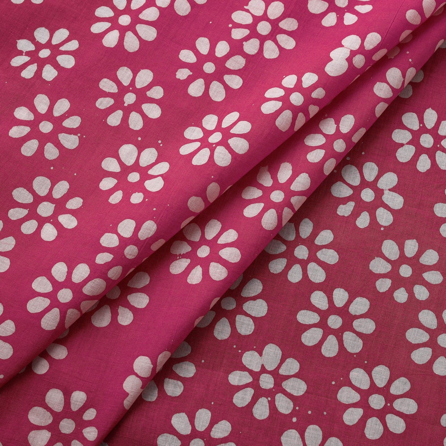 Cotton kutch hand block batik print fabric 14 - handcrafted