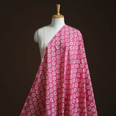 Cotton kutch hand block batik print fabric 14 - handcrafted