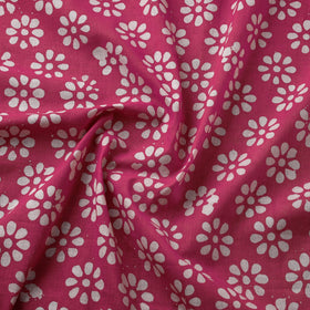 Cotton kutch hand block batik print fabric 14 - handcrafted