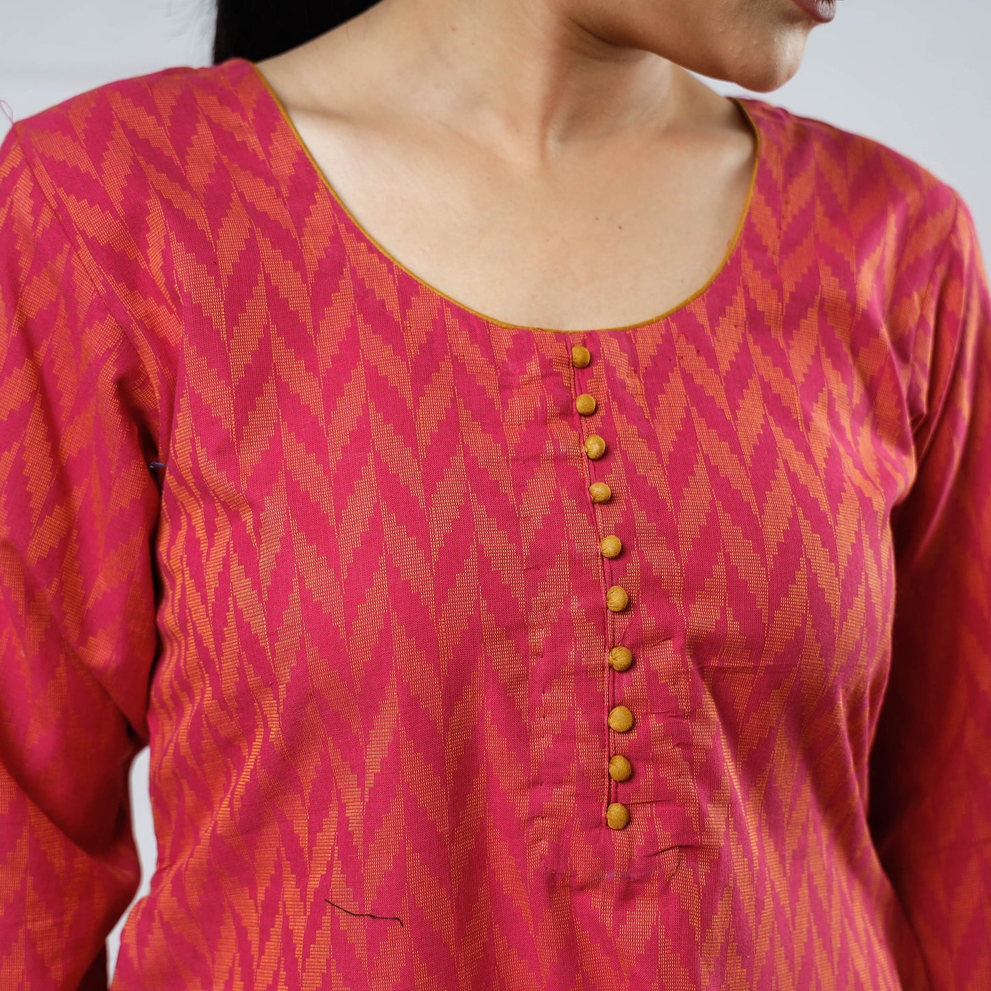 jacquard kurta