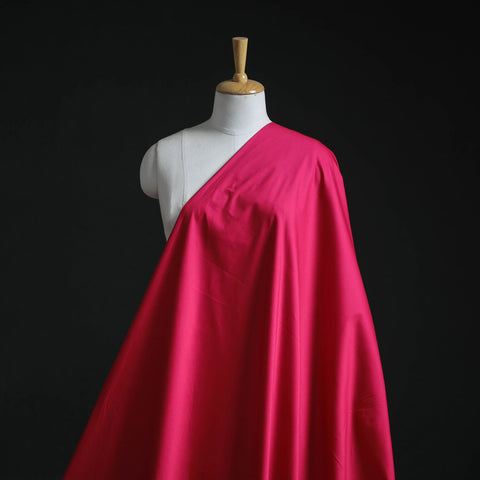 Pink - cotton lycra plain fabric 03 - handcrafted