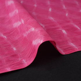 Pink Cotton Mothra Tie-Dye Leheriya Fabric