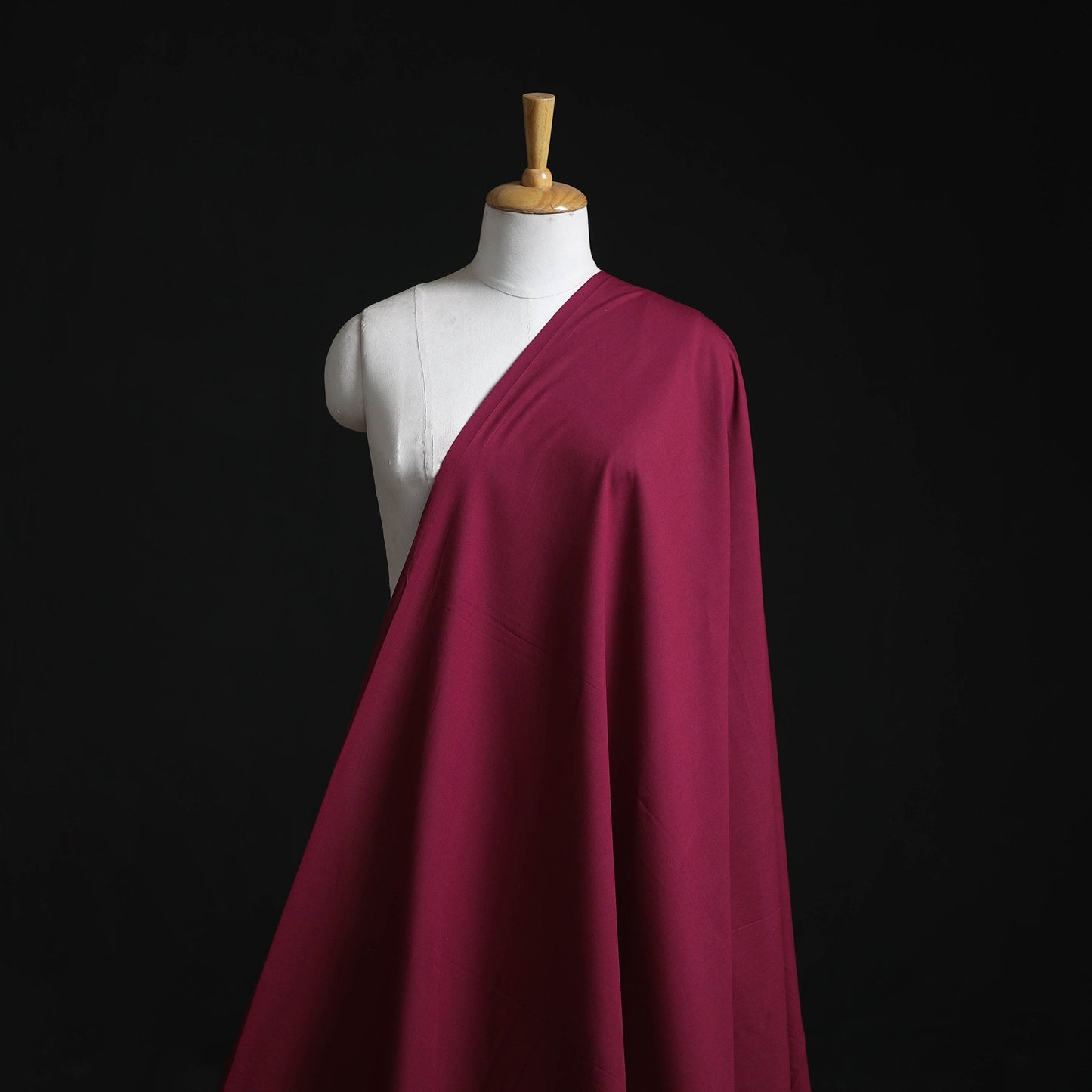 Pink - cotton plain fabric 03 - handcrafted