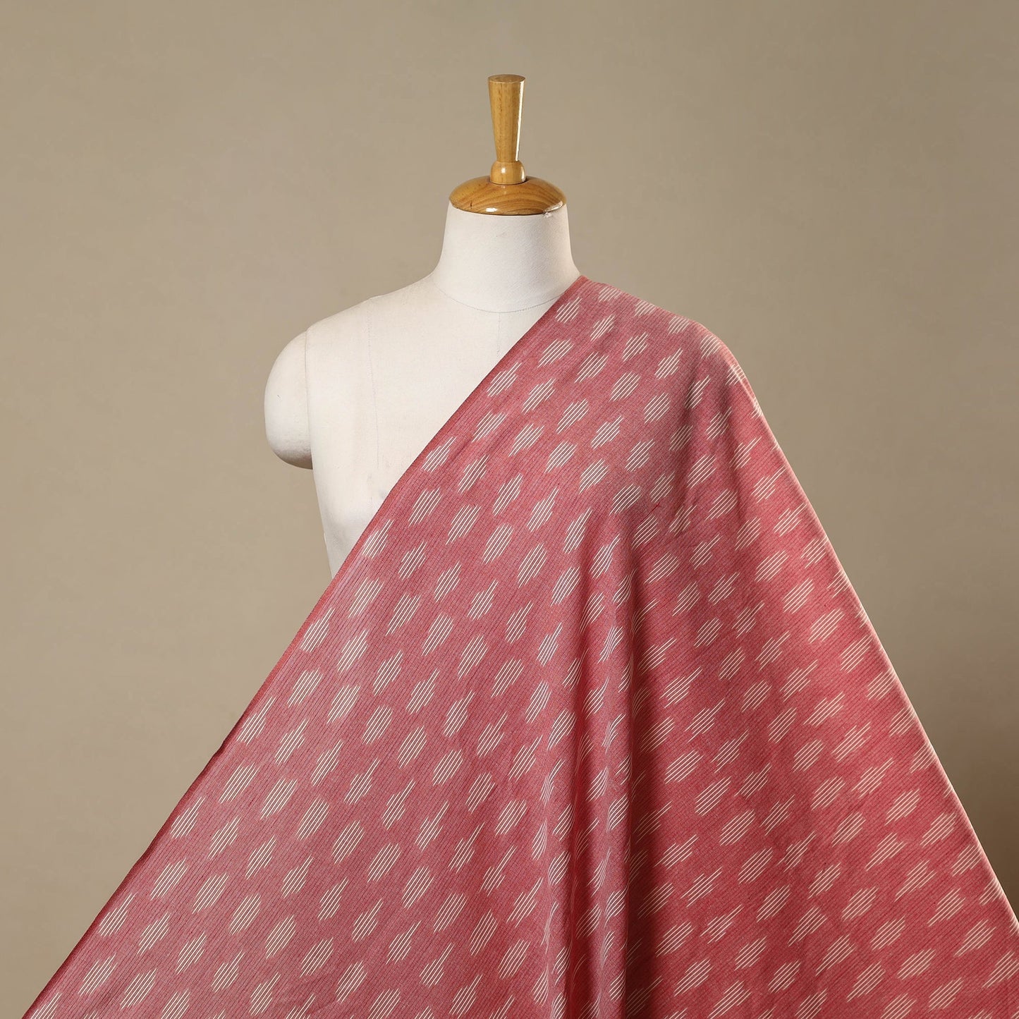 Cotton pochampally ikat fabric 04 - handcrafted