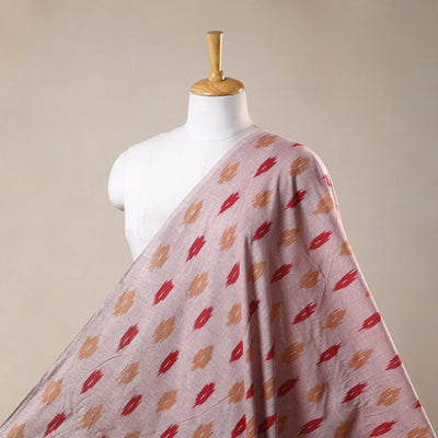 Pink - cotton pochampally ikat fabric 09 - handcrafted