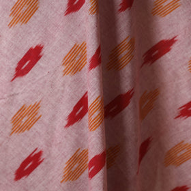 Pink - cotton pochampally ikat fabric 09 - handcrafted