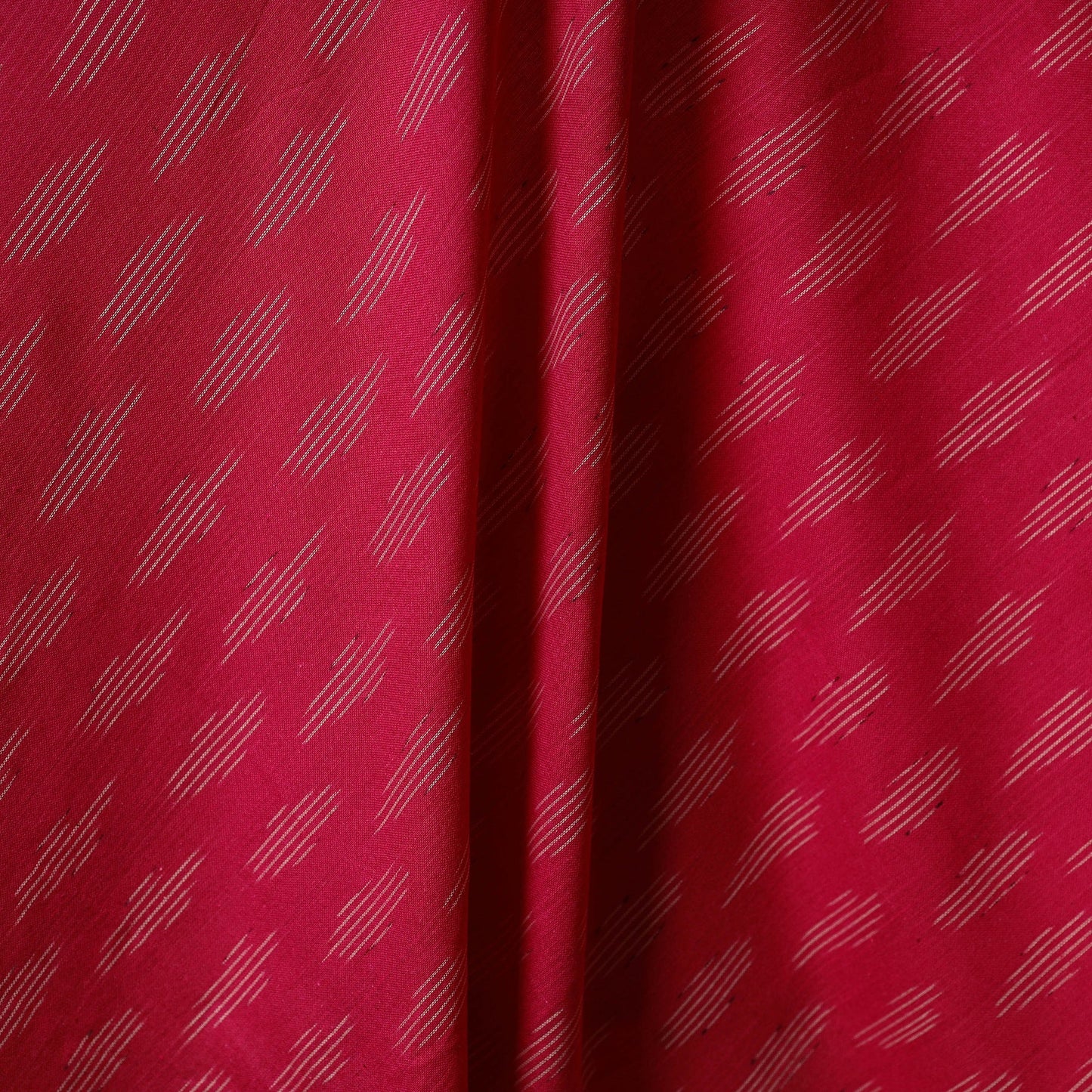 Pink - cotton pochampally ikat fabric 12 - handcrafted