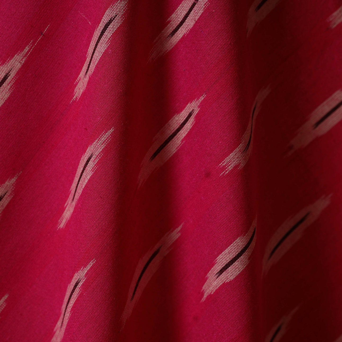 Cotton pochampally ikat fabric 14 - handcrafted