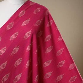Pink - cotton pochampally ikat fabric 20 - handcrafted