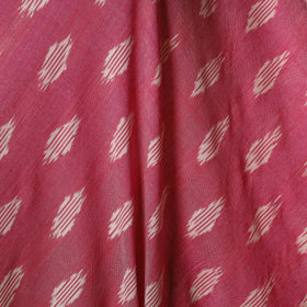 Pink - cotton pochampally ikat fabric 21 - handcrafted