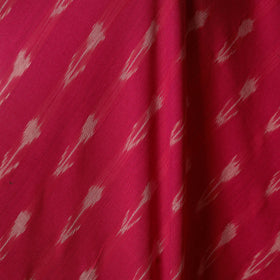 Pink - cotton pochampally ikat fabric 31 - handcrafted