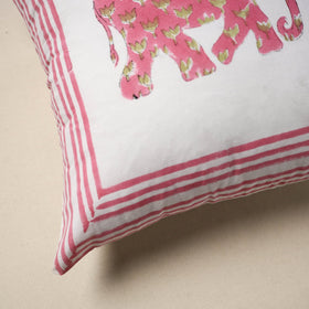 Cotton sanganeri cushion cover (16 x 16 in) 118