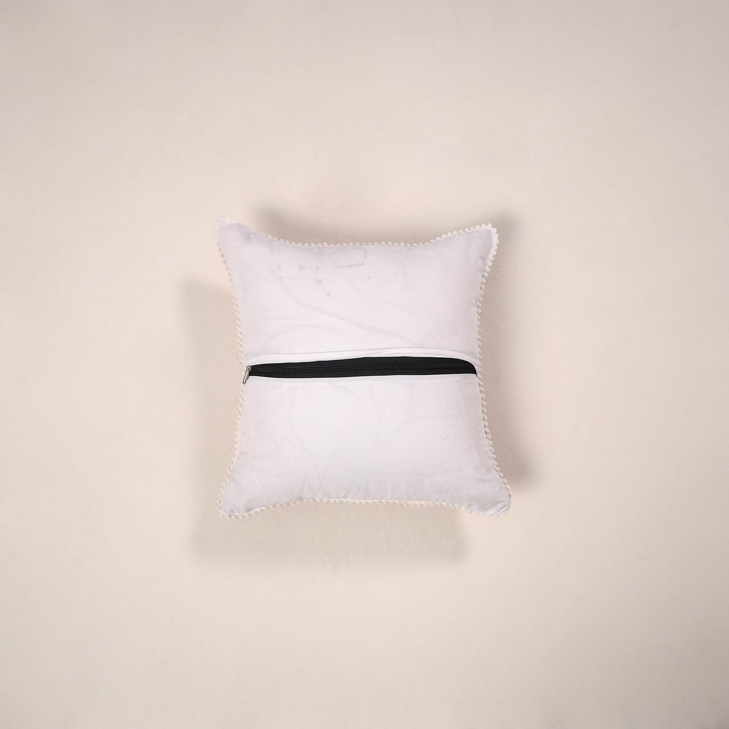 Pink - cotton sanganeri cushion cover 27 - handcrafted