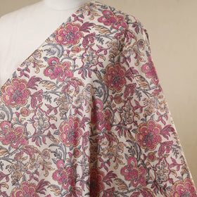 Pink - cotton sanganeri fabric 02 - handcrafted