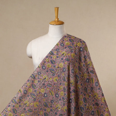 Pink - cotton sanganeri fabric 04 - handcrafted