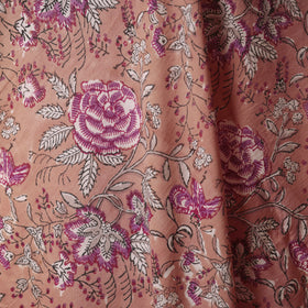 Pink - cotton sanganeri fabric 09 - handcrafted