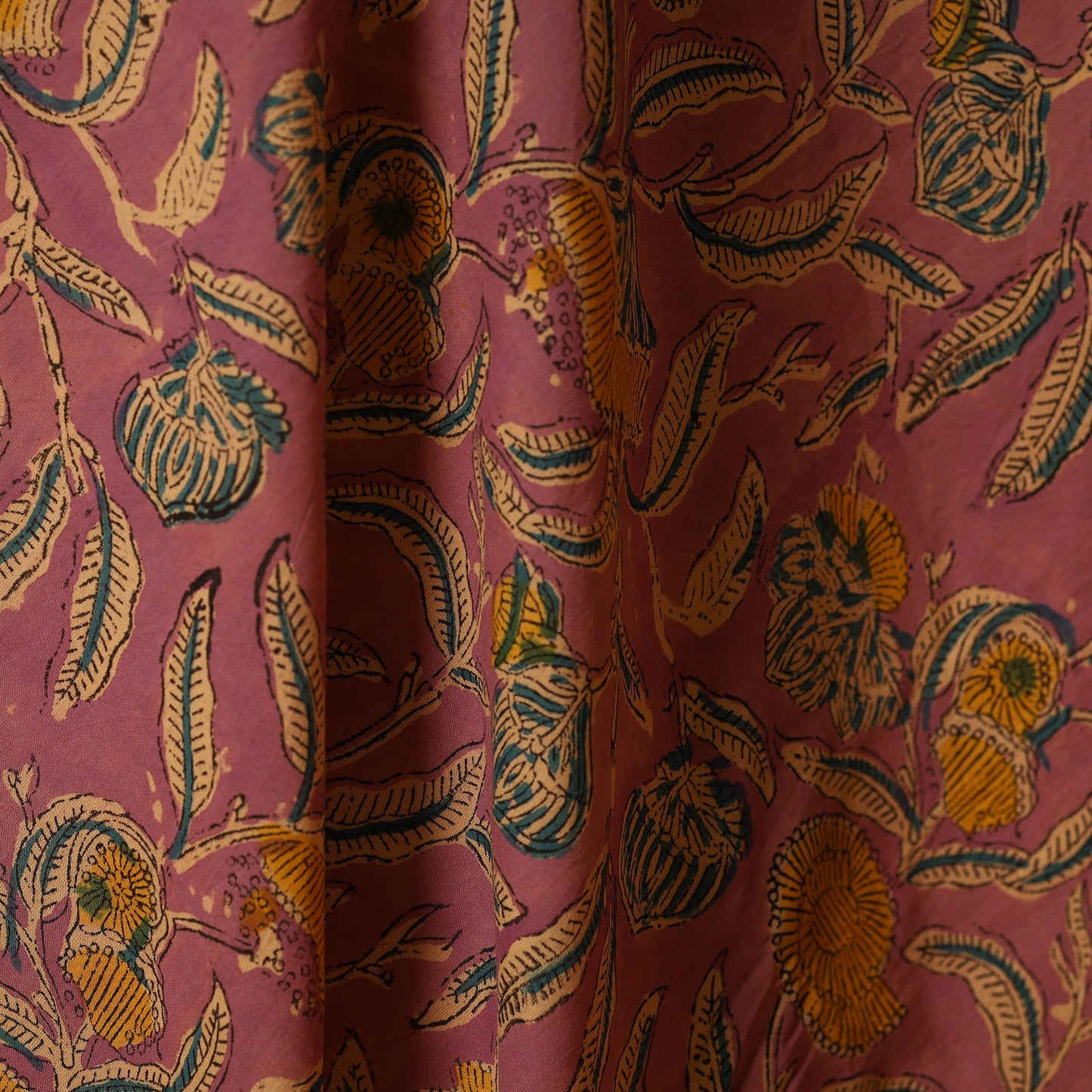 Pink - cotton sanganeri fabric 12 - handcrafted