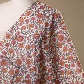 Pink - cotton sanganeri fabric 14 - handcrafted