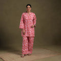 Pink Cotton Sanganeri Block Print Co-Ord Set