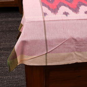 Pink - cotton single pochampally ikat bedsheet 34