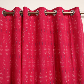 Buy Cotton Window Pink Pochampally Ikat Curtain 