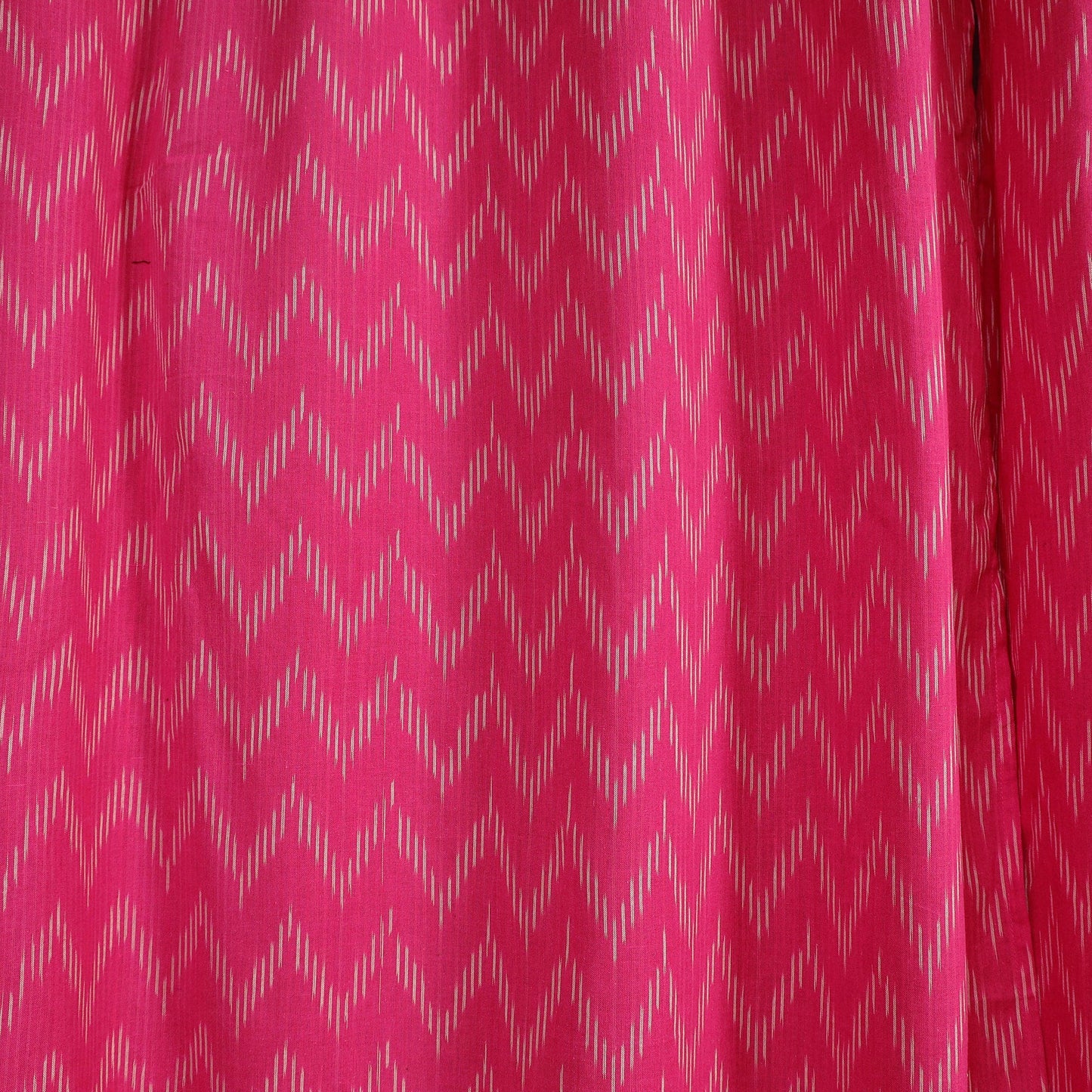 Pink - cotton window pochampally ikat curtain (5 x 3 feet)